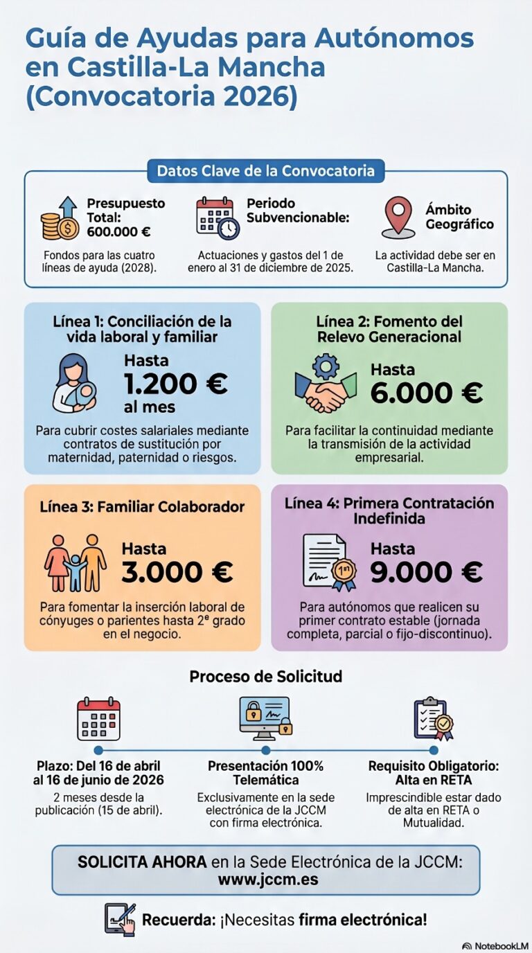 La JCCM abre una nueva convocatoria de ayudas para impulsar el trabajo ...
